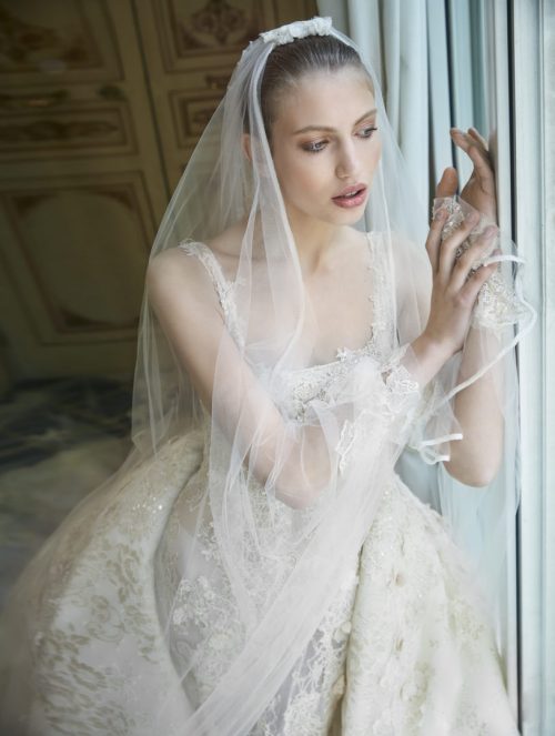 Yolancris 2020 Bridal Collection | Princess dress with removable skirt