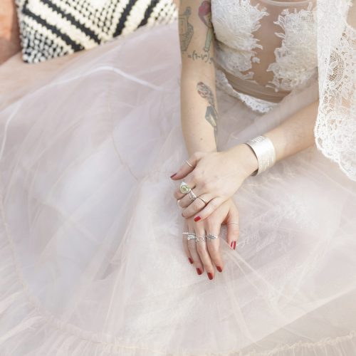 vestido de novia tul princesa